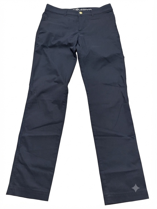 Bogner Pants - BOGNER Navy Blue Tech Fabric Straight Leg Pants Women's Size US 6 EU 36